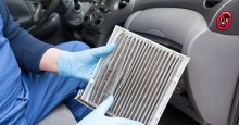 Dirty cabin filter